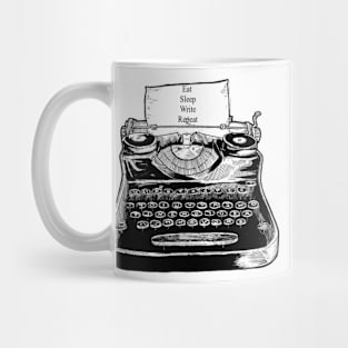 Eat, Sleep, Write, Repeat Mug